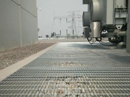 岳阳电厂平台钢格板使用案例